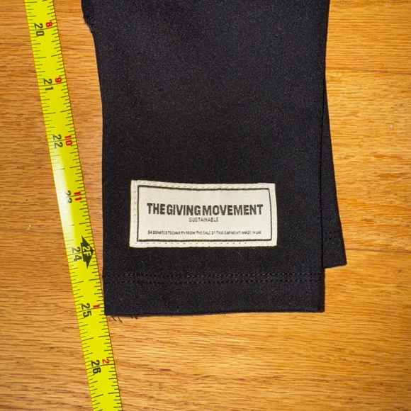 The Giving Movement (TGM) Black Leggings: LOT 2 - Picture 3 of 6